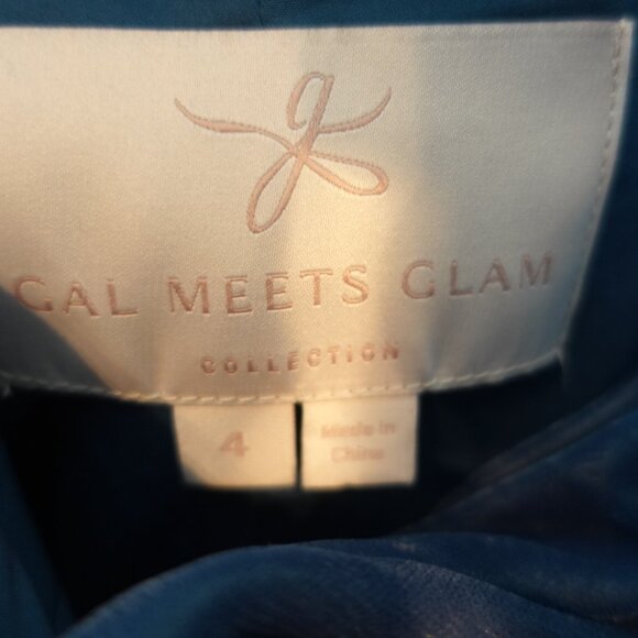 NWOT Gal Meets Glam Christine Velvet Dress - Picture 4 of 4